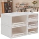 thumbnail image 2 of Caja de almacenamiento de cajones apilables Perfecl con compartimentos y cajón color claro, 2 of 7