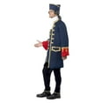 thumbnail image 2 of Pirate Commander Costume Adult Blue Gold Large Male Fancy Dress Party Book Week Halloween, 2 of 3