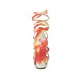 thumbnail image 2 of BLISSFUL STEP Women's Tie Dye High Heel Sandal Platform Block Heel Prom Sandals Orange 9, 2 of 8
