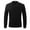 Black, variant on DeHolifer Men's Crewneck Sweatshirts Lightweight Waffle Knit Pullover Casual Long Sleeve Sweater Shirts Blue M