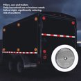 thumbnail image 4 of 72mm Reflective Film Safety Red, 4Pcs for Night Visibility with Screw, for Mailboxes, Driveways, Tunnels, Posts, Cars, Trailers, 4 of 7
