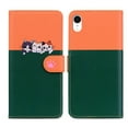 thumbnail image 2 of Compatible avec iPhone XR Étui Portefeuille Motif Animaux Mignons avec Fentes pour Cartes Couverture Rabattable, 2 of 5