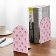 thumbnail image 5 of Lsque Floral Strawberr Printed Wood Bookends,Non-Skid Bookend for Shelves,Heavy Duty Support Bookends,Non-Slip Foam Pads for Office, Home, and Library,1 Pair, 5 of 8