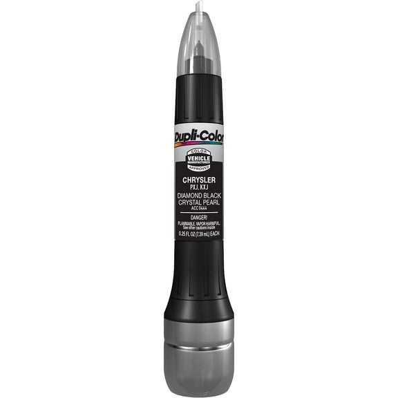 Dupli-Color All-in-1 Touch Up Paint Chrysler Diamond Black Crystal ACC0444 0.5OZ