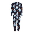 thumbnail image 5 of Riecok Halloween Pajama Set Women Plus Size Long Sleeve Top and Pant Ghost Print 2 Piece Pjs Sleep Sets Comfortable Loungewear, 5 of 6