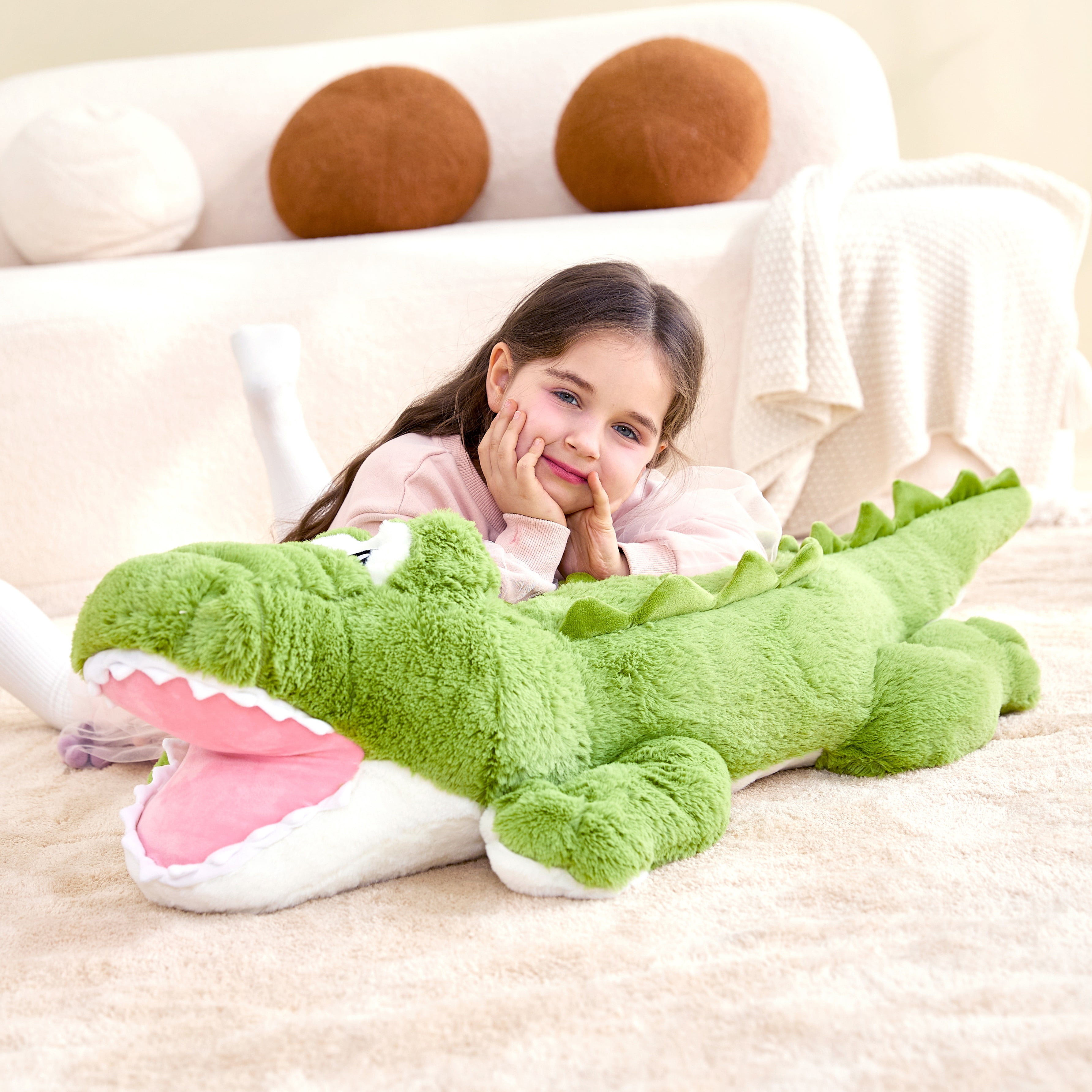 Giant crocodile stuffed animal sale