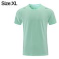 thumbnail image 2 of Camisas de entrenamiento para hombre de secado rápido de manga corta camisa atlética casual transpirable Top, 2 of 6
