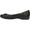 thumbnail image 3 of Women's SOUL Naturalizer Gift Ballet Flat Black Croco Smooth Synthetic Leather 6 W, 3 of 6