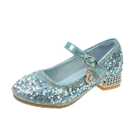 

Yinguo Children Shoes Princess Shoes Single Shoes Soft Soled Single Shoes Little Girl Performance Shoes