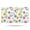 Pioneer Flower Floral Print Pattern-3, variant on Pioneer Flower Floral Print Pattern Non Slip Microfiber Bathroom Rugs, Soft Rubber Backing Bath Mats for Bathroom Floor Tub and Shower,17"x47"