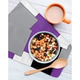 thumbnail image 3 of Purple Grey Black Geometric Dish Towels Set,Waffle Weave Kitchen Towels 4Pcs,Middle Century Art Abstract Aesthetics Microfiber Hair Face Bath Tea Towel Absorbent Cleaning Dish Cloths 12"x12", 3 of 7
