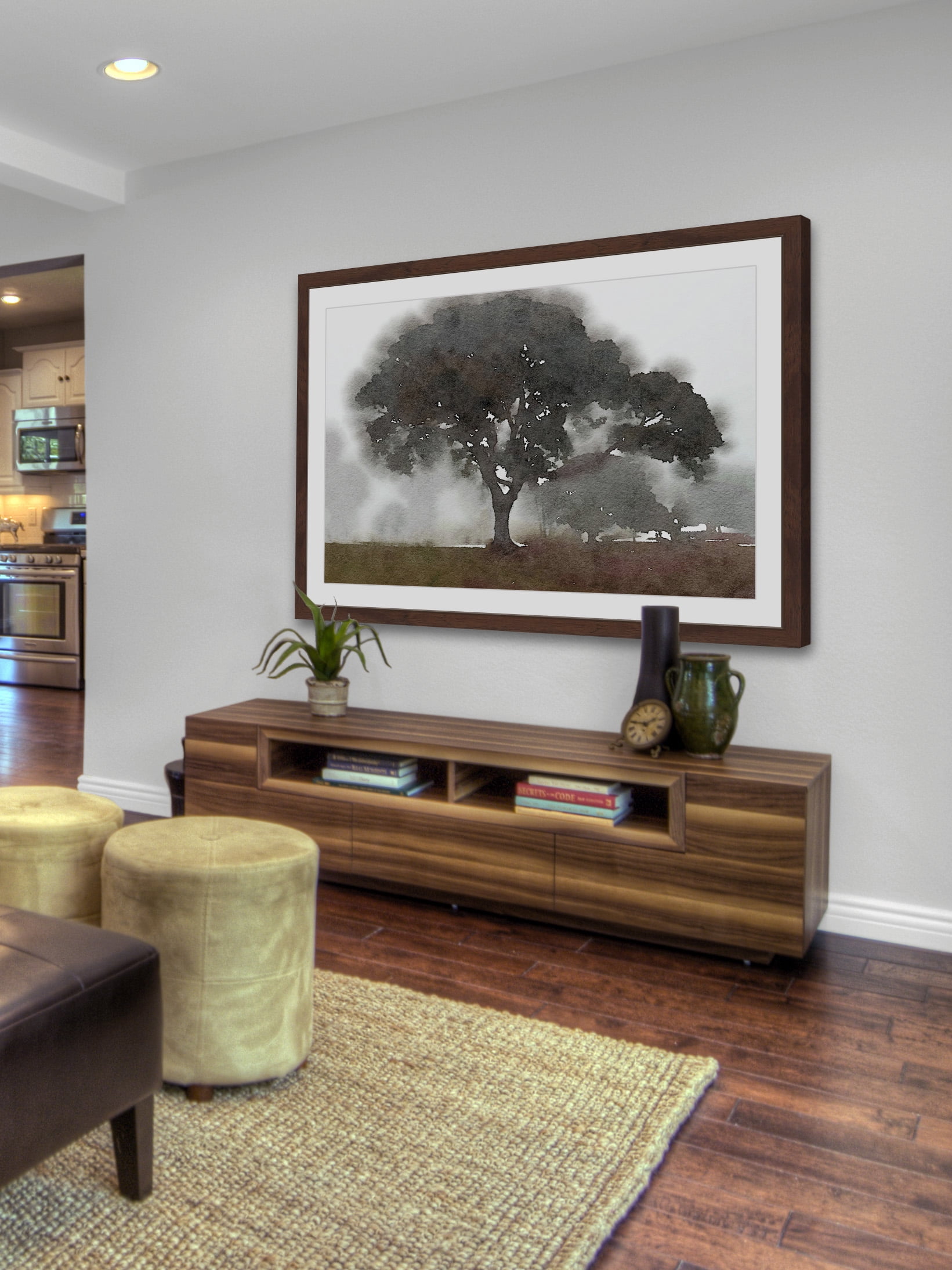 "There Was a Tree" Framed Painting Print