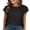 Black, variant on ANRABESS Womens Tops Summer Cap Sleeve Basic Tee Shirts 2026 Trendy Loose Fit Casual Dressy Business Work Tshirts Clothes Black S
