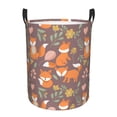 thumbnail image 1 of Naloa Panier à Linge Rond Imprimé Petit Renard Mignon, Rangement pour Jouets Chambre d'Enfants, Rangement pour Jouets-Moyen, 1 of 6