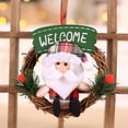 thumbnail image 1 of Christmas Decoration Wreath Door Hanging for Christmas Decorations Door Window Indoors Outdoors Decor, 1 of 6