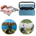 thumbnail image 3 of Caja Plástico para Cebo Herramientas Pesca Contenedor Aparejos Multifunción Acc (L Azulado), 3 of 9