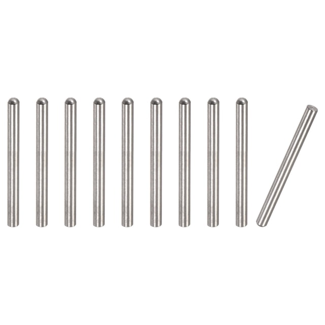 Unique Bargains 4x35mm Cheville Broches, 10 Pack Tête Ronde Bout Chanfreiné Broche