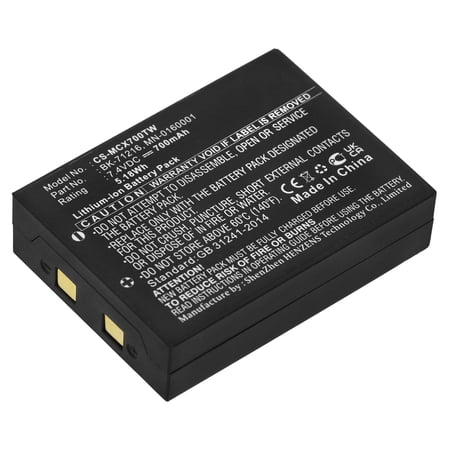 Replacement Battery for microTALK LI5600-2 DX 20-Mile radio LI6000-2 WX 17-Mile Radio with LI6500-2 WX 20-Mile Radio with LI6700-2 WX22-Mile Radio with 7.4V/700mAh