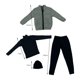 thumbnail image 5 of Ropa de hombre perfecl abrigo de invierno pantalones camiseta sombrero 1:6, 5 of 5