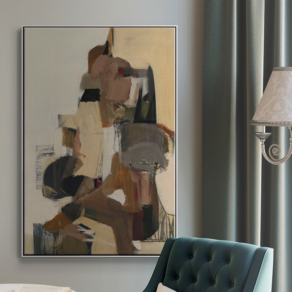 Mesa Grande Framed Premium Gallery Wrapped Canvas - Ready to Hang - 17 x 25 - White Floating Frame