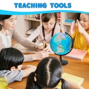 BSHAPPLUS 8 Globe,Globe of the World with Stand,360 Spin World Globe for Kids Learning,World Globes for Adults