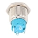 thumbnail image 3 of Interruptor de Botón de Metal 2pcs 12 ~ 24VDC 16mm Interruptor de Botón de Metal Autoblocante con Luz ANGGREK Otros, 3 of 8