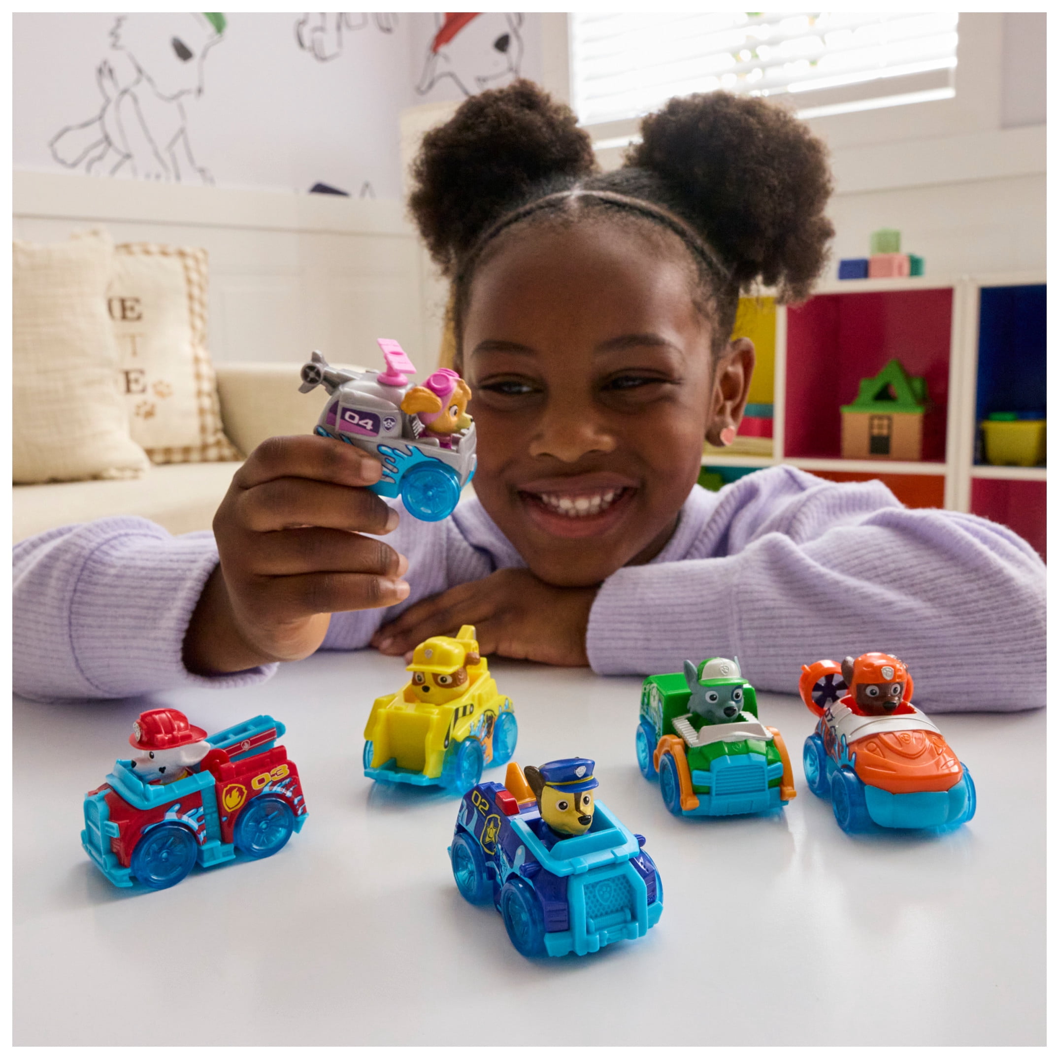 PAW Patrol Pup Squad Marshall Splash Racer Toy Vehicle, for Kids 3+