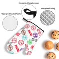 thumbnail image 4 of Oven Mitts and Pot Holders 4 Piece, hilarious Postmark Pattern High Heat Slip Resistant Oven Mitt and Trivets Set Kitchen Oven Glove Pot Holders for Cooking Baking Grilling, 4 of 7