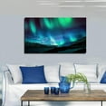 thumbnail image 4 of Aurora Borealis Northern Lights Wall Art Aurora Borealis Picture Canvas Art Northern Lights Framed Painting Wall Decor For Home Office Bedroom Livingroom Reeady to Hang, 4 of 6