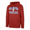 thumbnail image 2 of Men's-'47  Red Philadelphia Phillies Big & Tall Velocity Fleece Pullover Hoodie, 2 of 3