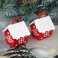 thumbnail image 2 of Bolsas de caja de dulces de Navidad Rojo Verde 10 Uds. caja de regalo de Papá Noel, 2 of 4