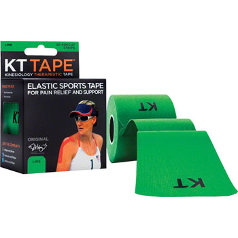 KT TAPE Original, Precut, 20 Strip, Cotton Green