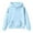 Sky Blue, variant on Kid Hoodies for Girls Kids Light Blue Hooded Lightweight Long Sleeve Hoodies Warm Fall Winter Clothes 5-6 Years Girl Clothes