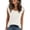White, variant on Lumtrix Women's Sweater Vest 2026 Summer Crew Neck Sleeveless Ribbed Knit Tank Tops Business Casual Lightweight Pullover Mint Green M
