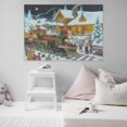 thumbnail image 2 of 12*16 Inch DIY 5D Diamond Painting Kit Full Drill Diamond Painting Christmas Snow Pattern Resin Rhinestone Embroidery Cross Stitch Craft Home Wall Decor Gift, 2 of 7
