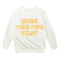 thumbnail image 4 of XAOFW Girls Hoodies Casual Letter Print Long Sleeve Hooded Sweatshirts Soft Cozy Fashion Pullover For Kids Trendy Tops 8-9 Years, 4 of 4