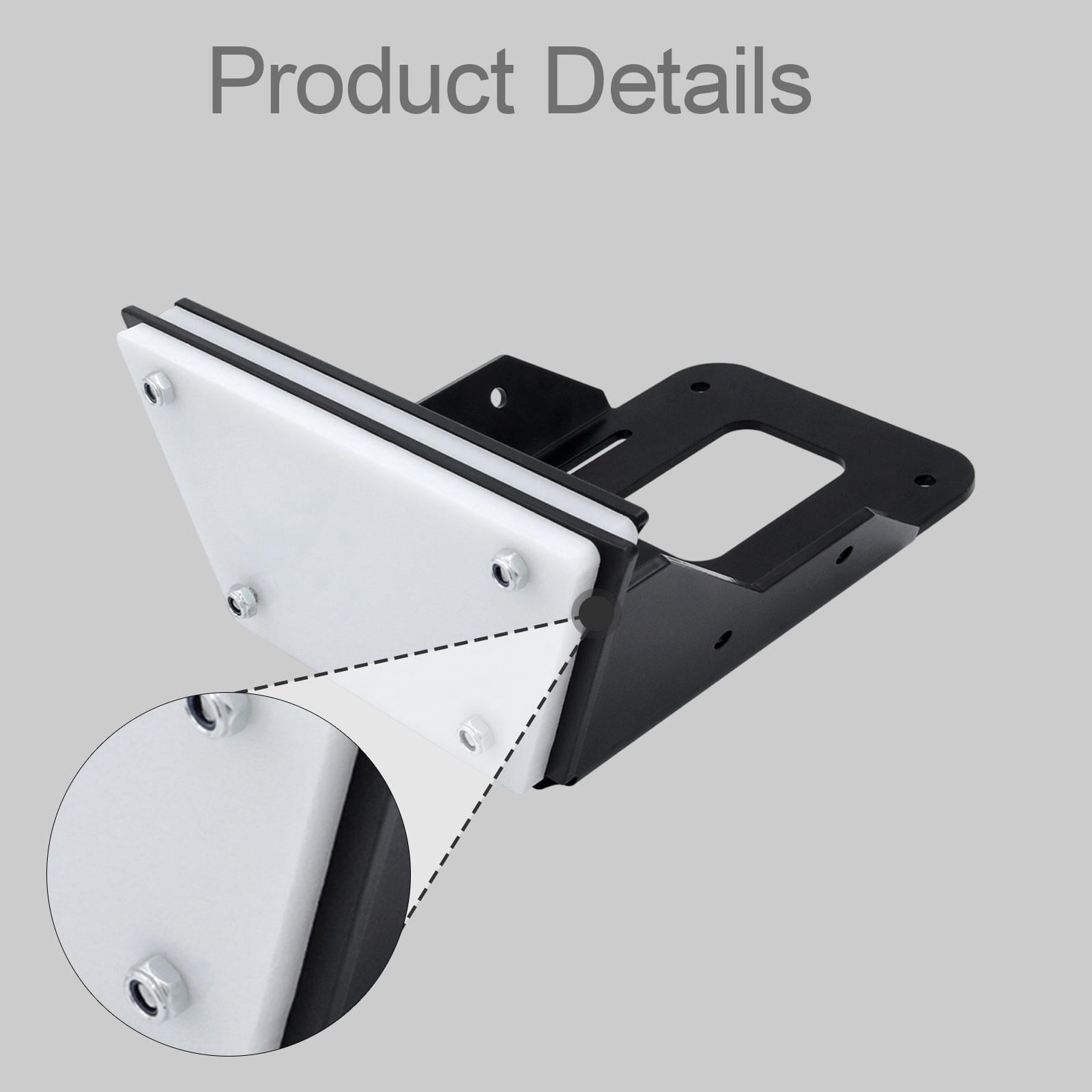 funtasica Transom Mount Steel Construction Kayak Outboard Motor Bracket Heavy Duty Engine Holder Easy Install Accessories Suitable for Inflatable