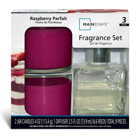 Mainstays 3pc Raspberry Parfait Giftset