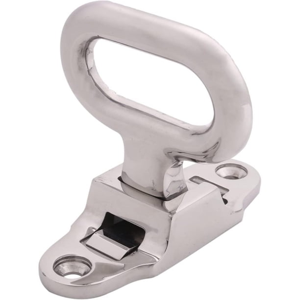 Escalón de mástil plegable de acero inoxidable, para barco marino, yate, coche, RV, escalón de popa, superficie de escalón plegable para mayor seguridad.
