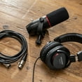 thumbnail image 6 of Focusrite Vocaster Two Studio Podcasting Bundle with 512 AUDIO 512-BBA Mic Boom Arm, Marantz Pro MPM-1000 Condenser Mic, Polsen Monitor Headphones, and XLR-XLR Cable, 6 of 10
