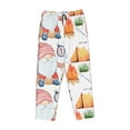 thumbnail image 4 of Balery Gnome Camping print Women's Pajama Pants,Ultra Lightweight Pjs,Lounge Pant-Medium, 4 of 9
