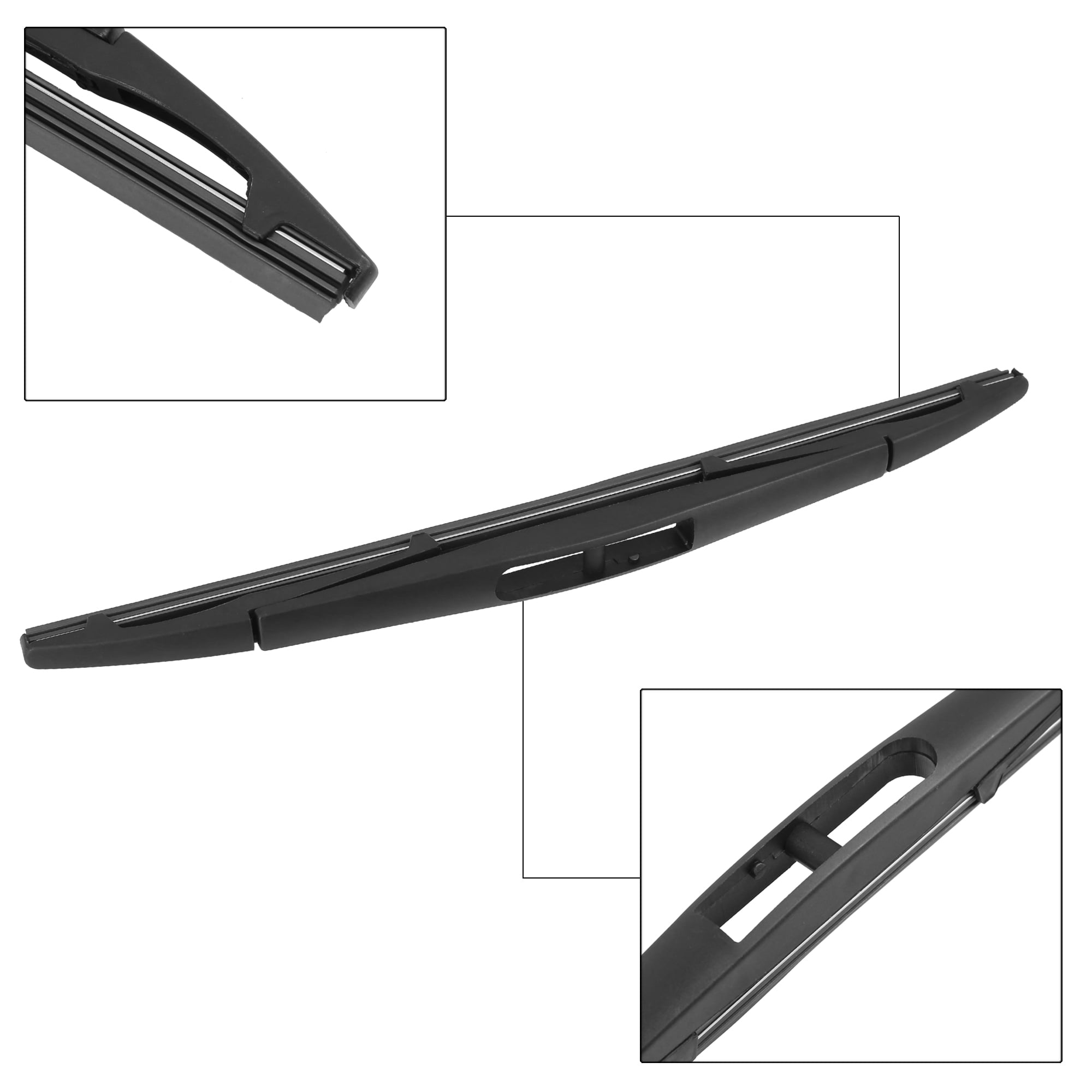 REGALWOVEN Black Rear Windshield Wiper Blade Arm Set 305mm 12 Inch for Honda CR-V 2016-2019