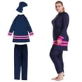 thumbnail image 4 of de de cubierta para er, de para playa musulmana árabe, de , ropa para deportiva, ropa de Azul 5XL Salvador Traje de baño de cobertura completa, 4 of 10