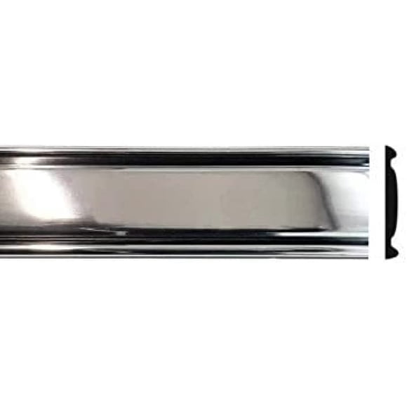 Automotive Authority 1973-1987 Chevy GMC moldura lateral cromada para carrocería C10 C20 C30 K10 K20 K30 V10 Suburban Custom Deluxe Silverado camionetas – 2.25 pulgadas de ancho (rollo completo – 320