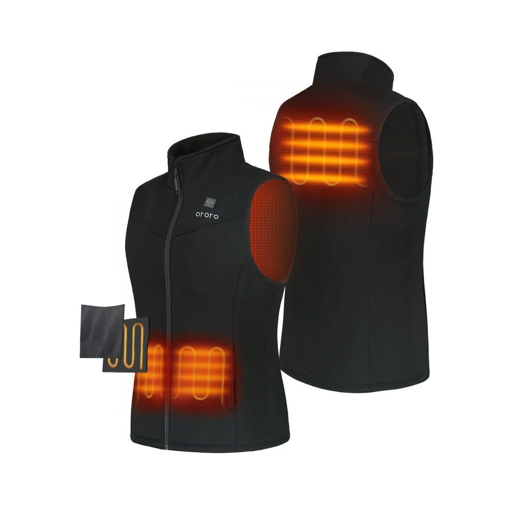 ORORO ORORO Women's Heated Fleece Vest with Battery Pack Walmart