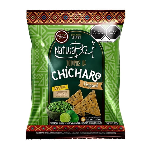 Totopos Belara De chicharo Original 200 g