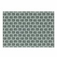 thumbnail image 1 of Abstract Cutting Board, Square Shapes with Doodle Little Dots Retro Style Halftone Effect Design, Decorative Tempered Glass Cutting and Serving Board, Small Size, Black and Coconut, by Ambesonne, 1 of 1