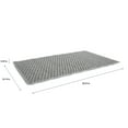 thumbnail image 5 of Bath Bliss Self Draining Bath Rug in Grey, 5 of 6