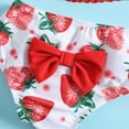 thumbnail image 6 of Emy Dola 3-Pieces Baby Girls Bikini Swimsuit Mermaid Floral Tassels Bathing Suit For 0-4 Years Infant Toddler Girls Beach Swimwear, 6 of 7