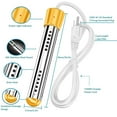 thumbnail image 6 of Wallfire Immersion Water Heater, Electric Submersible Water Trough Heater Anti-scalding Bucket Heater & Tub Hot Water Portable Heater with Digital LCD Thermometer,Auto Shut-Off,Yellow, 6 of 7